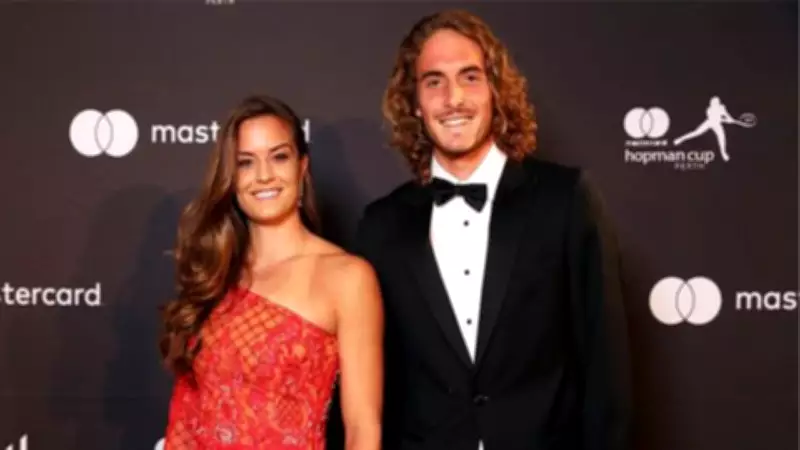 Tsitsipas's Girlfriend Kirsten Thoms Steals Spotlight at Miami Open with Courtside Style