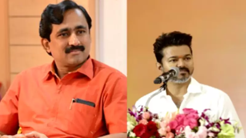 TVK Chief Vijay Files Police Complaint Against Commentator Ponraj for Indecent Remarks