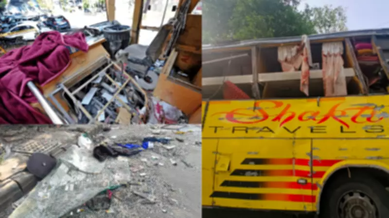 Two Killed, 21 Injured as Speeding Jaipur-Delhi Bus Overturns Near Jhandewalan Temple