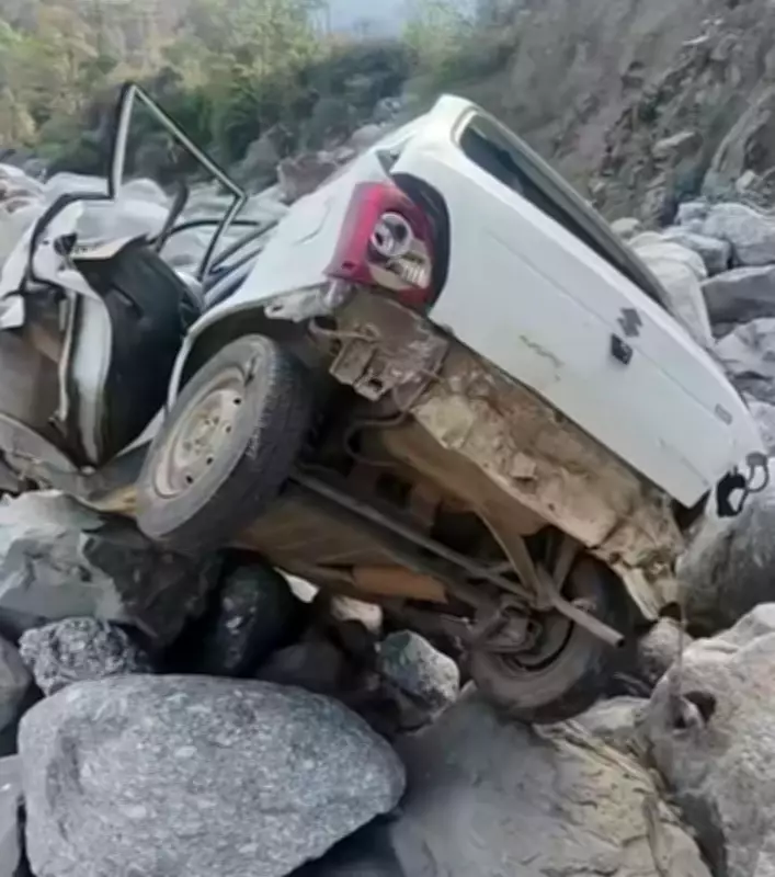 Two Killed, Three Injured in Tragic Car Accident in Kangra's Shahpur Gorge