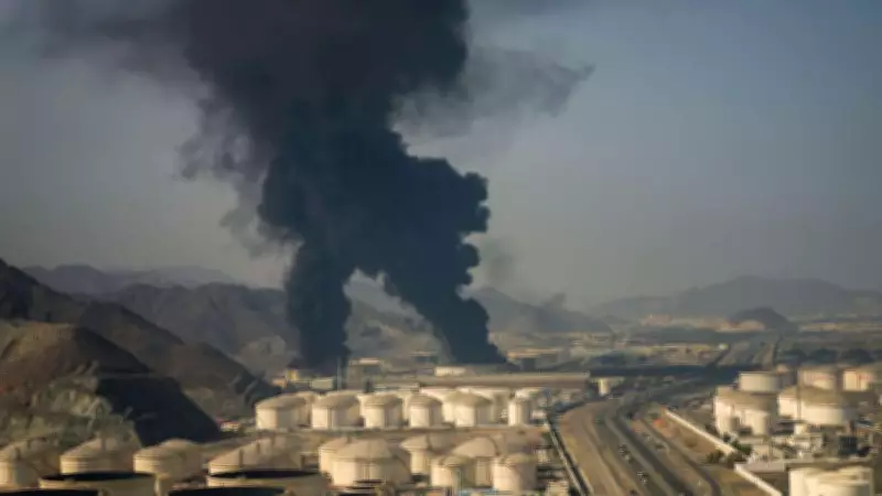 UAE's Fujairah Port Engulfed in Flames After Iranian Retaliatory Strike