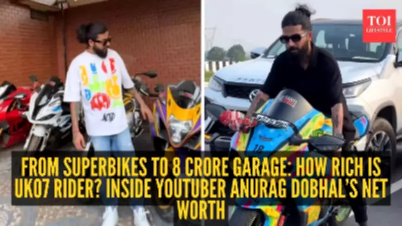 UK07 Rider's Personal Vlog Sparks Concern and Curiosity About His Net Worth