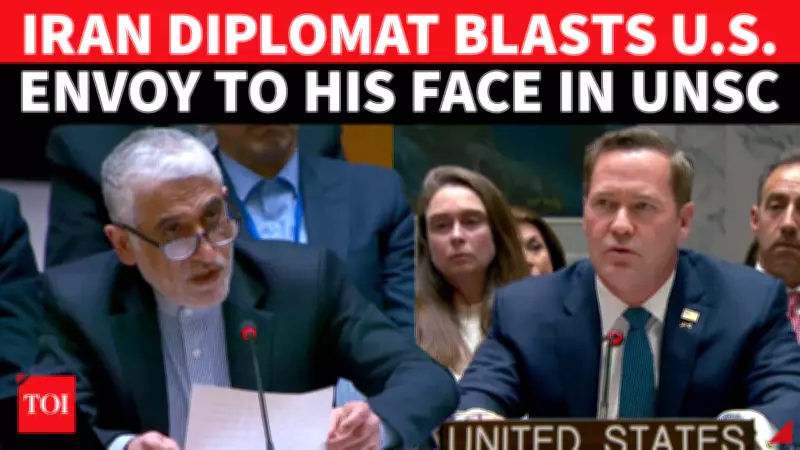 UN Security Council Erupts as Iran Confronts U.S. and Israel Over Strikes