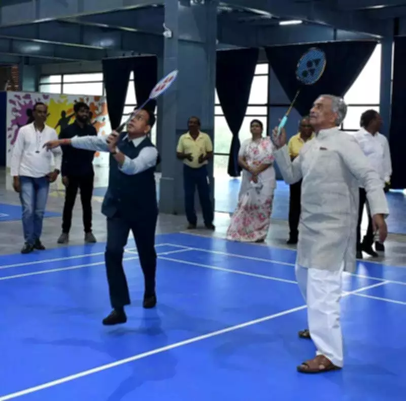 Union Ministers Inaugurate Rs 50 Crore Sports Complex in Dharwad, Highlight Career Opportunities