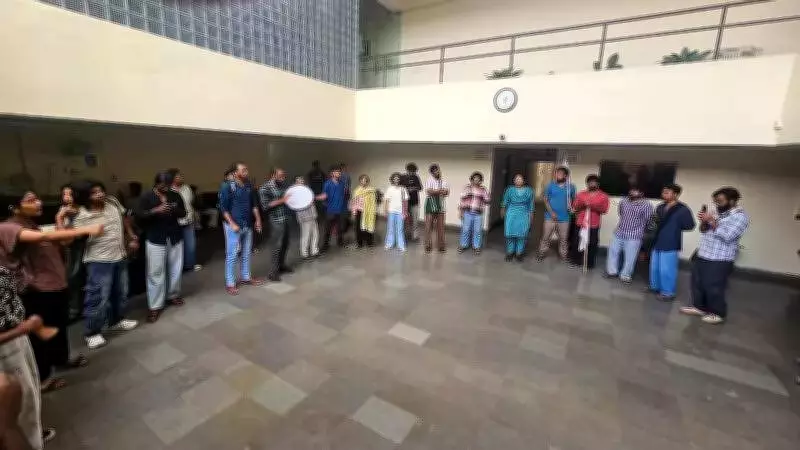 University of Hyderabad Students Allege Police House Arrest Over Protest Fears