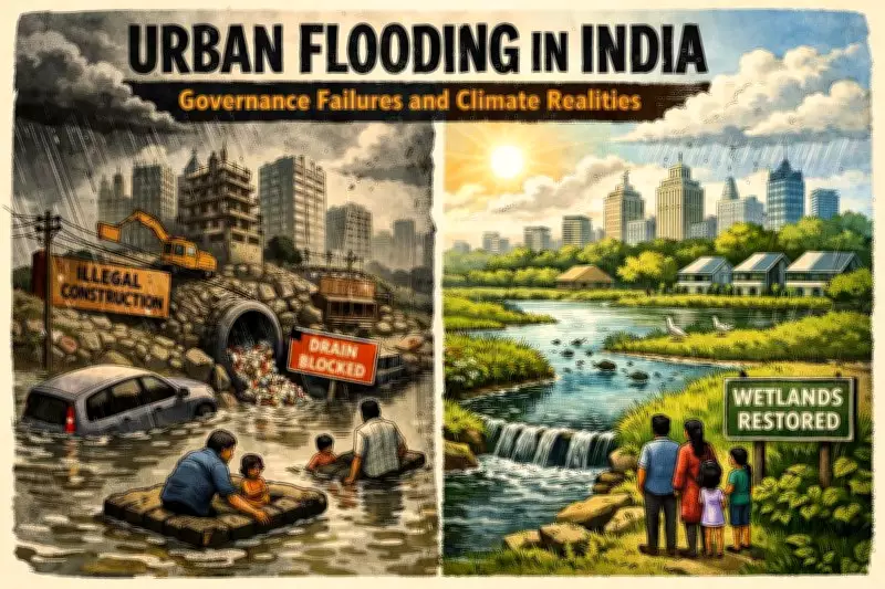 Urban Flooding in India: Governance Failures and Climate Realities