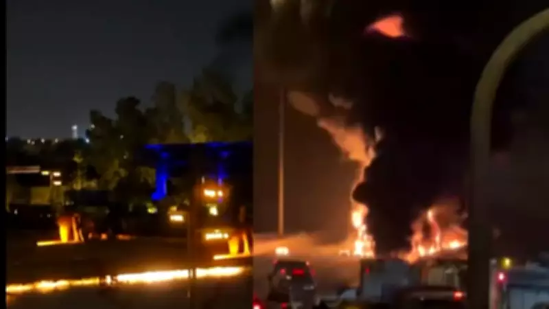 US Embassy in Riyadh Targeted by Iranian Drones, Fire and Explosions Reported