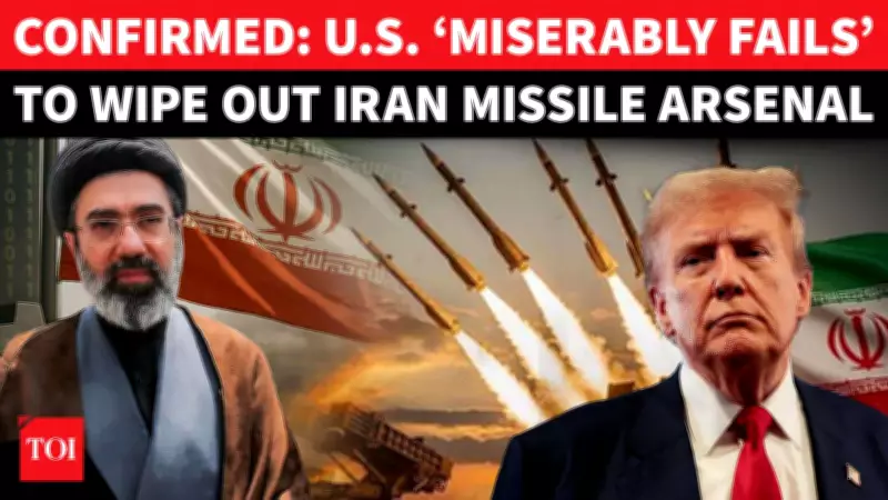 US Intelligence Reveals Iran's Missile Arsenal Mostly Intact, Contradicting Trump Claims