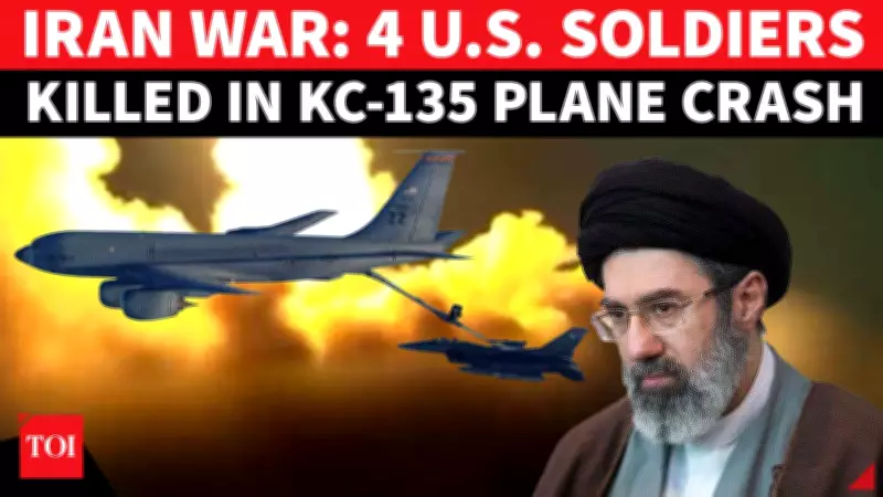 US Military Aircraft Crashes Near Iran Border, Four American Service Members Killed