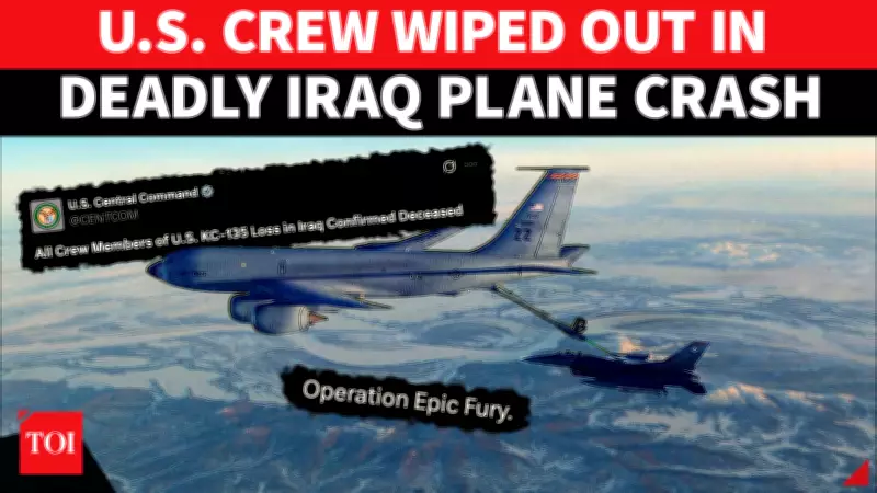 US Military Mourns: All Six Crew Killed in KC-135 Crash Over Iraq; No Hostile Fire