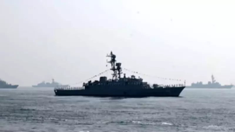 US Navy Releases Video of Iranian Warship Sinking Near Sri Lanka