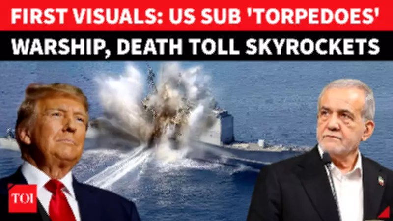 US Navy's First Torpedo Strike Since WWII Sinks Iranian Warship IRIS Dena