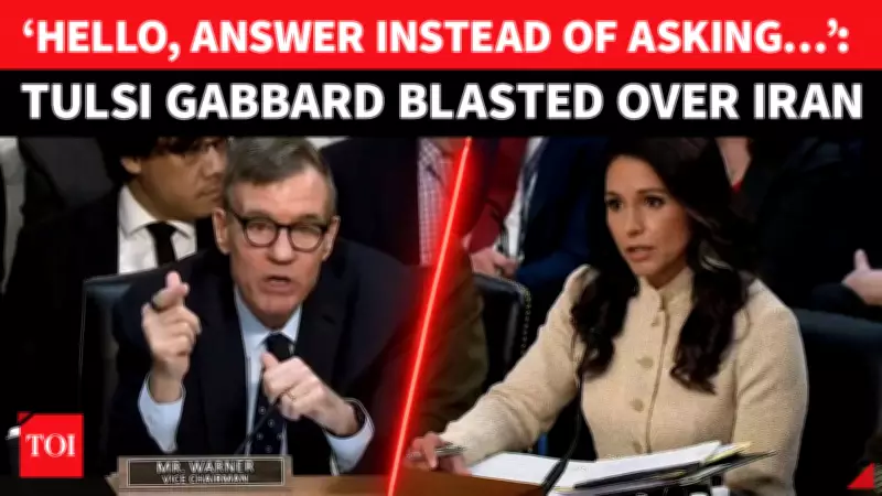 US Senate Erupts: Warner Confronts Gabbard Over Iran War Intelligence 'Cover-Up'