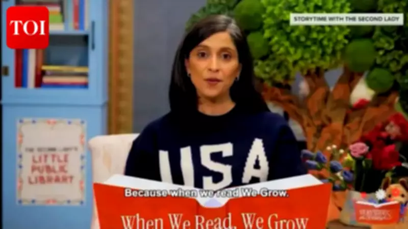Usha Vance Launches 'Storytime' Podcast to Tackle US Child Literacy Crisis