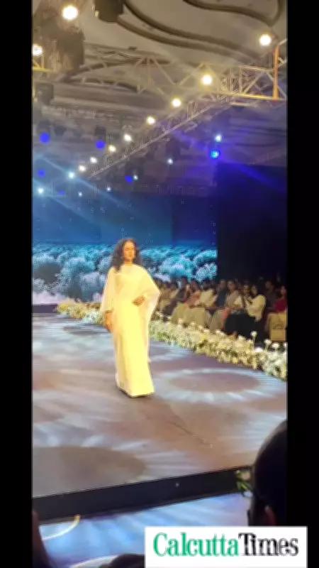 Ushoshi Sengupta Walks for Abhisek Roy at Calcutta Times Fashion Week