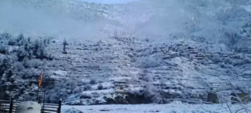 Uttarkashi Sees Sudden Snowfall and Rainfall, Boosting Crop Hopes