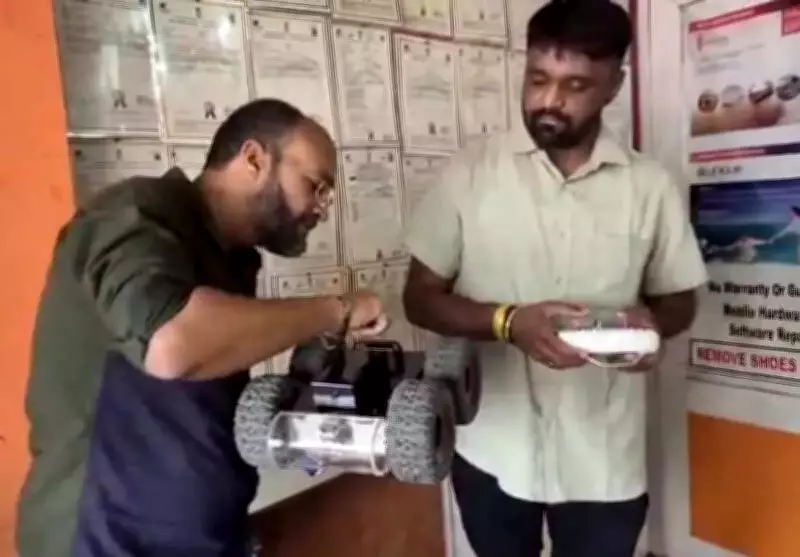 Vadodara Duo's Robotic Sewer Cleaner Prevents Road Digging with AI & Bioremediation