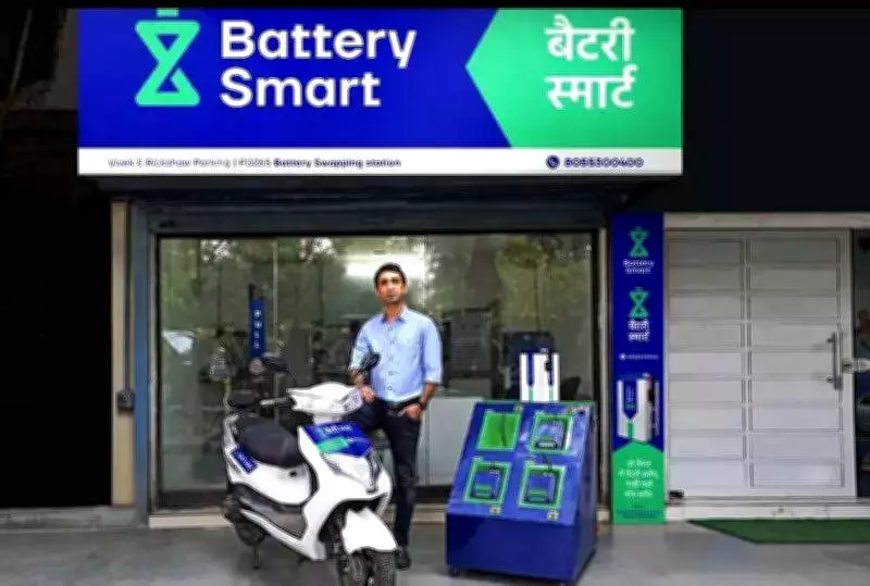 Varanasi Railway Launches First Battery Swapping Station for Green Transport