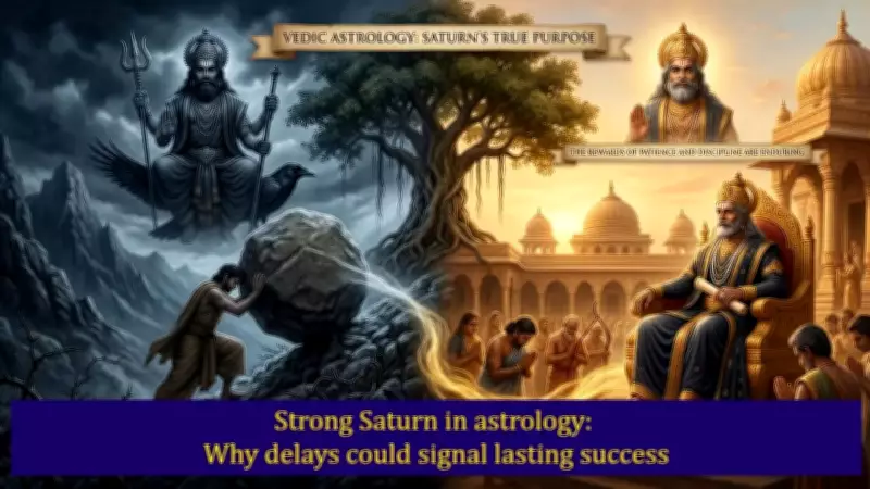 Vedic Astrology: Saturn's Role in Building Long-Term Success and Discipline