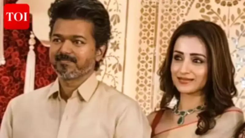 Vijay and Trisha's Coordinated Wedding Appearance Sparks Viral Buzz Amid Personal Controversy
