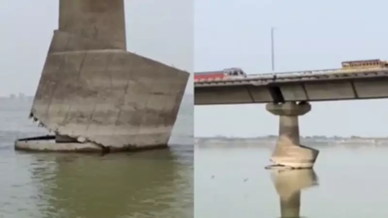 Vikramshila Setu Bridge in Bihar Shows Alarming Structural Cracks