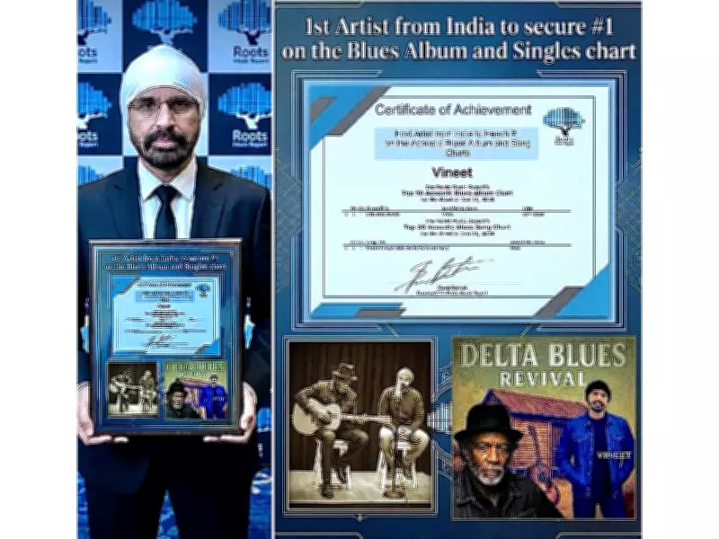 Vineet Singh Hukmani Becomes First Indian Artist to Top Global Blues Charts