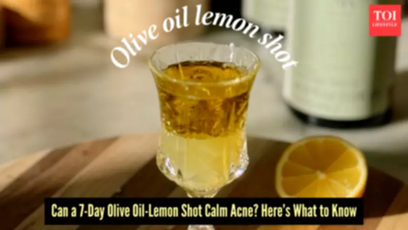 Viral 7-Day Olive Oil & Lemon Shot for Acne: Recipe, Benefits, and Realistic Expectations