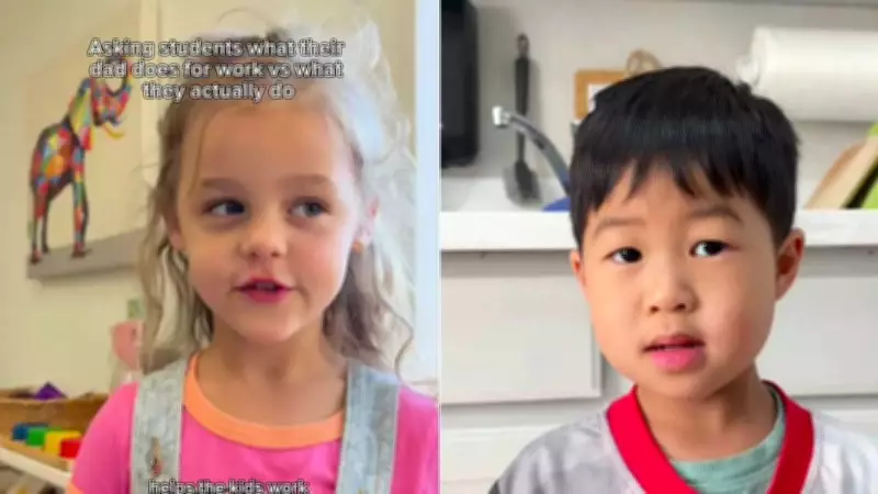 Viral Video Shows Kids' Adorable Take on Dad's Jobs: From Snack-Maker to Computer User