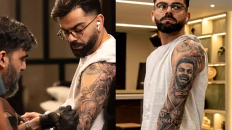 Virat Kohli Unveils New Lotus Tattoo Amid Rising IPL 2026 Excitement