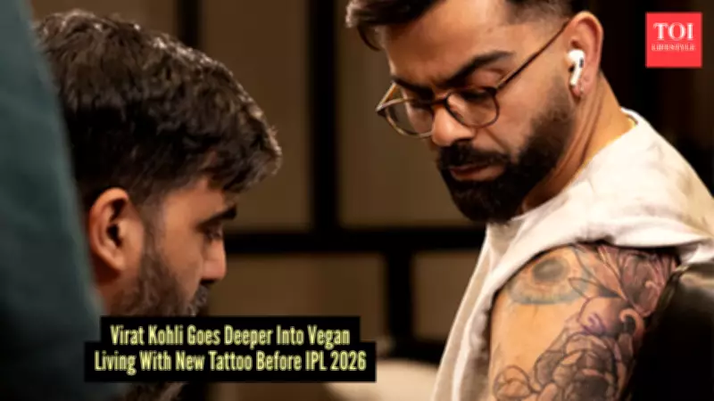 Virat Kohli Unveils Vegan Tattoo Ahead of IPL 2026, Symbolizing Lifestyle Transformation