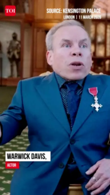 Warwick Davis Awarded OBE by Prince William, Told 'You Should've Had This Years Ago'
