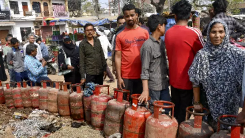 West Bengal Faces LPG Shortage Fears, Long Queues Form at Distribution Centers