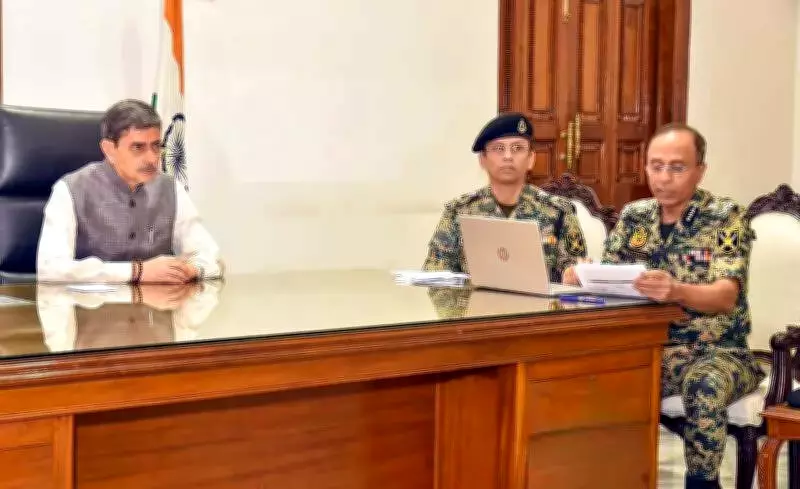 West Bengal Governor Ravi Reviews BSF Poll Deployment Amid Violence Concerns
