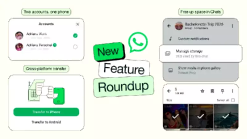 WhatsApp Unveils Major Feature Update: Cross-Platform Chat Transfer, Dual Accounts