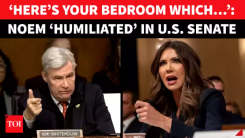 Whitehouse Slams Noem Over DHS $70M Luxury Jet with Bedroom Purchase