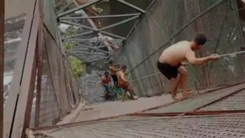 Woman Dies as Old Iron Footbridge Collapses into Drain in North Delhi's Roop Nagar