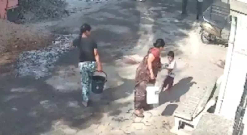 Woman Pours Hot Water on 4-Year-Old Grandson for Spraying Paint in Shocking Incident