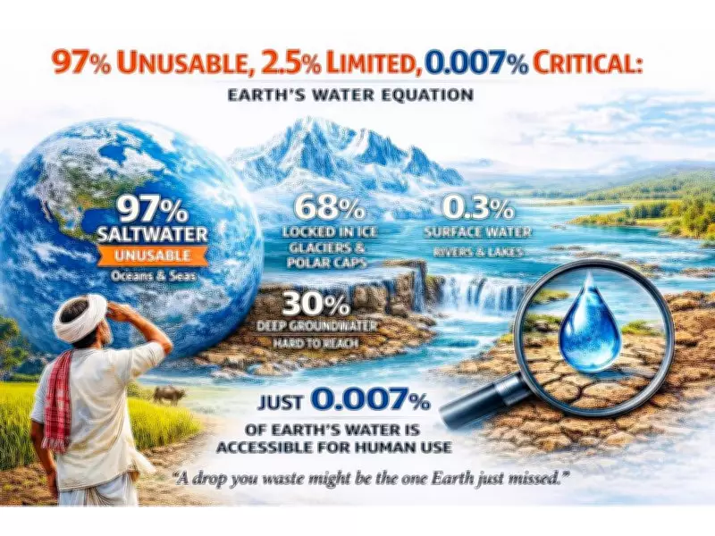 World Water Day: Earth's Critical 0.007% Lifeline and the Global Scarcity Crisis