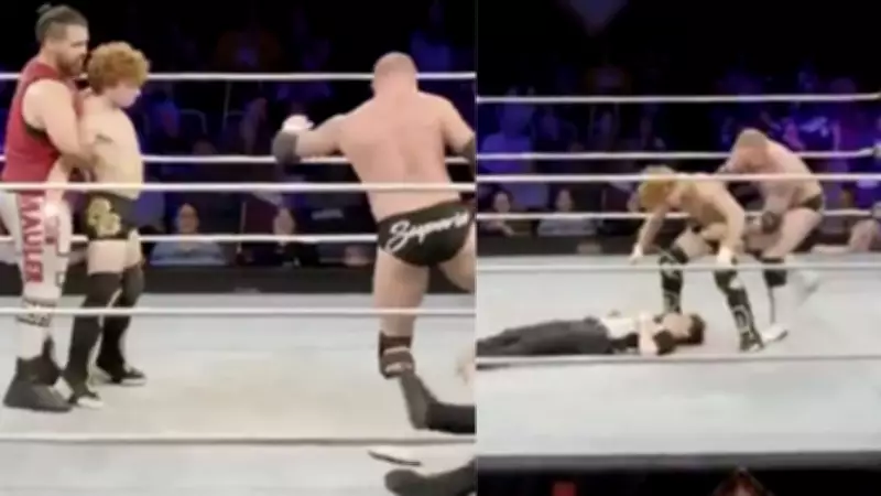 Wrestling Referee Collapses After Being Pushed Into Top Rope Move During OVW Match