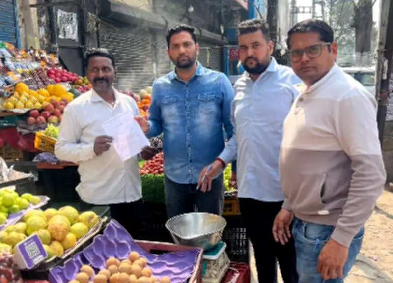 Yamunanagar Municipal Team Cracks Down, Issues Challans to Seven Vendors