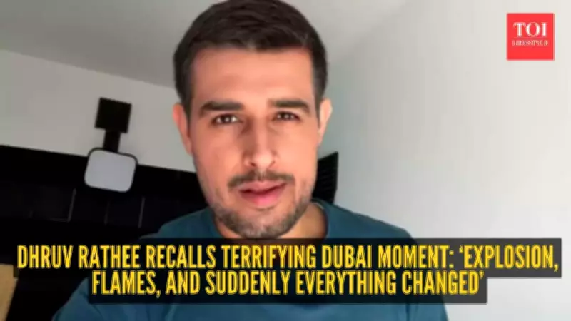 YouTuber Dhruv Rathee's Dubai Holiday Disrupted by Regional Military Conflict