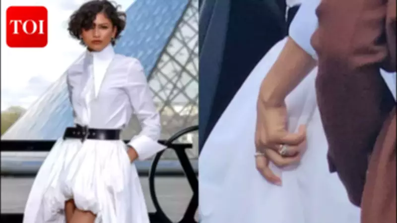 Zendaya Sparks Marriage Rumors with Gold Wedding Ring at Paris Fashion Week