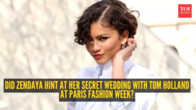 Zendaya's Paris Fashion Week Ring Sparks Secret Wedding Rumors with Tom Holland
