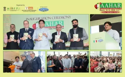 Aahar 2026 Inaugurated at Bharat Mandapam, Goyal Urges Collaboration for Food Export Leadership