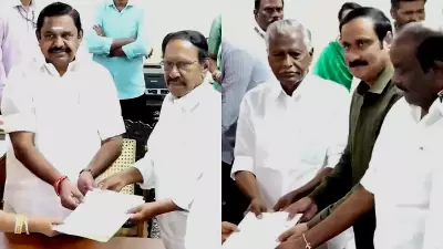AIADMK's Thambidurai and PMK's Anbumani File Nominations for Rajya Sabha Polls
