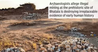 Ancient Stone Age Sites in Maharashtra Face Destruction from Mining and Construction
