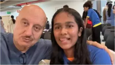 Anupam Kher Stands as Guardian for Late Satish Kaushik's Daughter at School Event