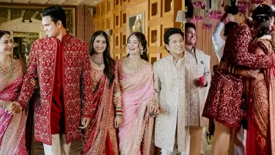 Arjun Tendulkar Marries Saaniya Chandhok in Lavish Wedding Ceremony