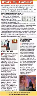 Art Exhibitions in Ahmedabad: Kinetic Clocks, Emotional Connections, and Abstract Structures