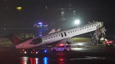 Audio Clip Reveals Tense Moments Before Air Canada Express Collided with Fire Truck at LaGuardia